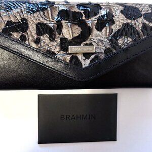 Brahmin Veronica - Snow Leopard Snowfall Wallet